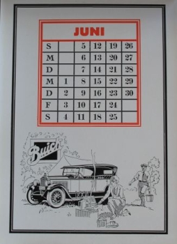 Buick Modelprogram Yearcalendar 1927 (8147)